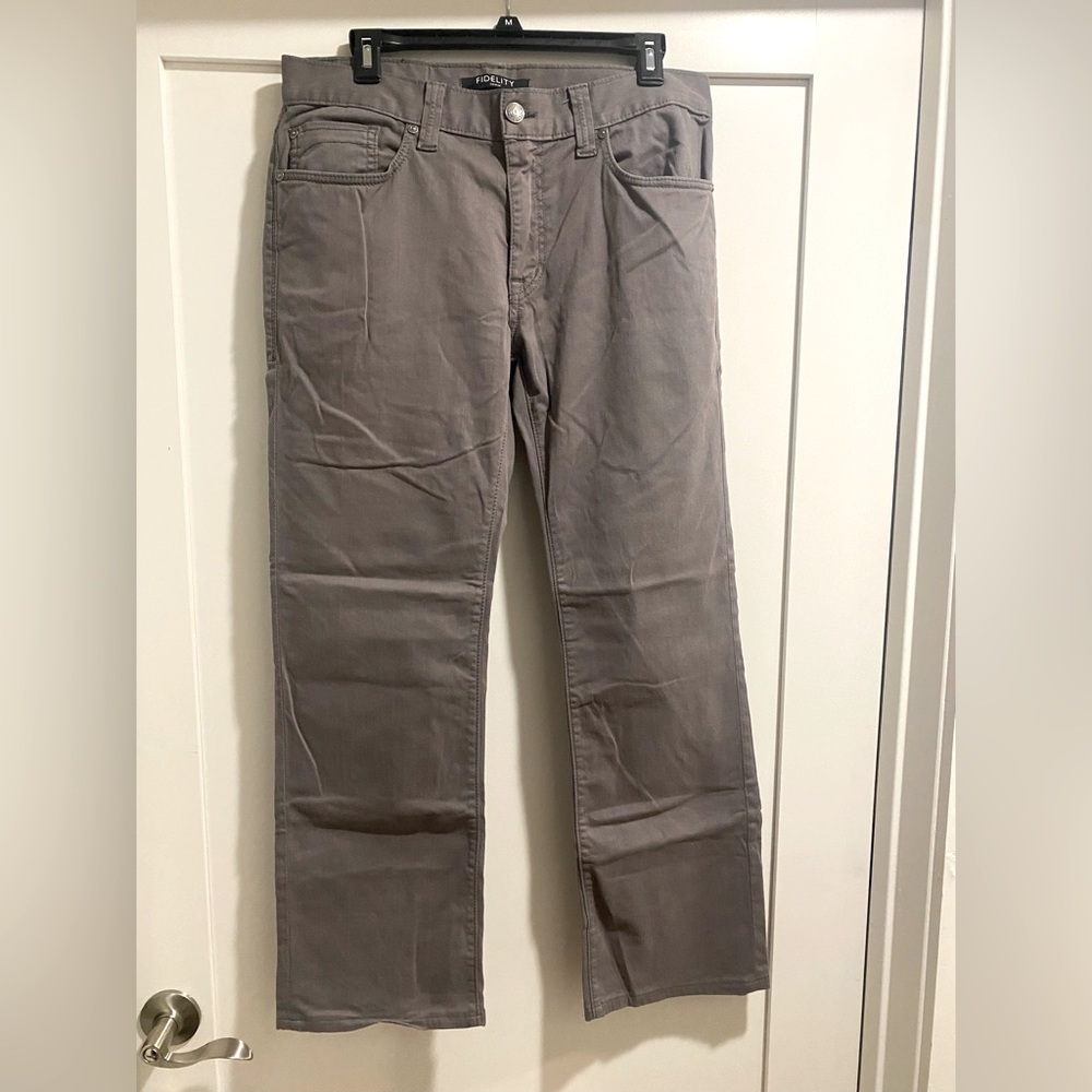 Fidelity men’s grey Havana twill pants size 32